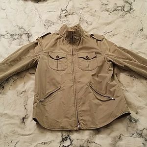 Montedoro military style fall jacket size small